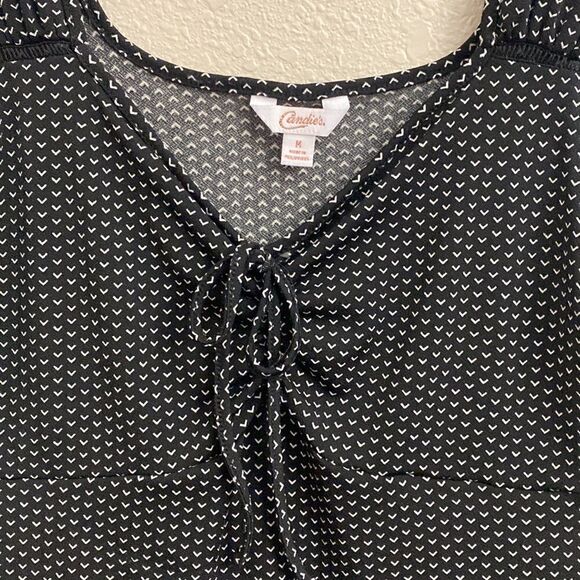 šCANDIESāCUTEāBLACKāANDĀ WHITEāTANK!!āBRANDāNEW! - Picture 4 of 6